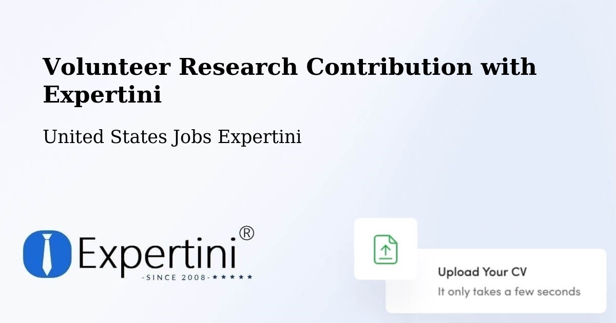 Volunteer Research Contribution Program – Pine Crest - United States Jobs Expertini